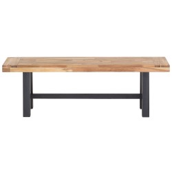 Zestaw ogrodowy dla 6 osób SCANIA Drewno akacjowe Czarny