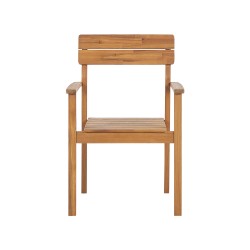 Zestaw ogrodowy dla 4 osób FORNELLI Drewno akacjowe Brązowy