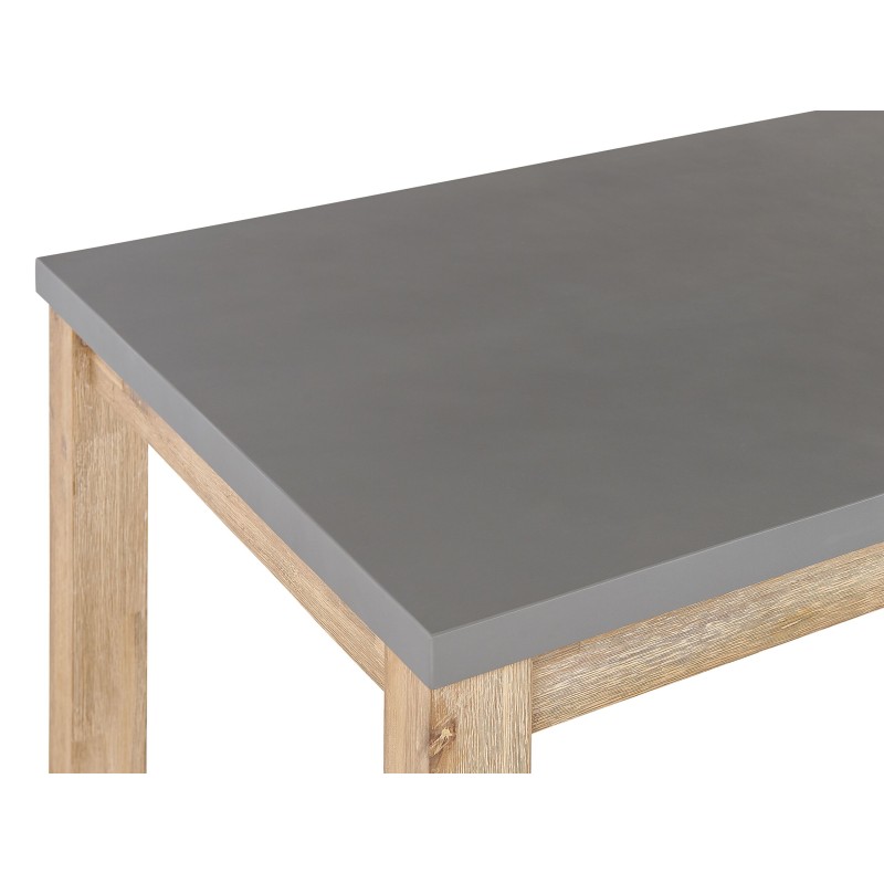 Zestaw ogrodowy ze stołkami dla 6 osób OSTUNI Beton Szary