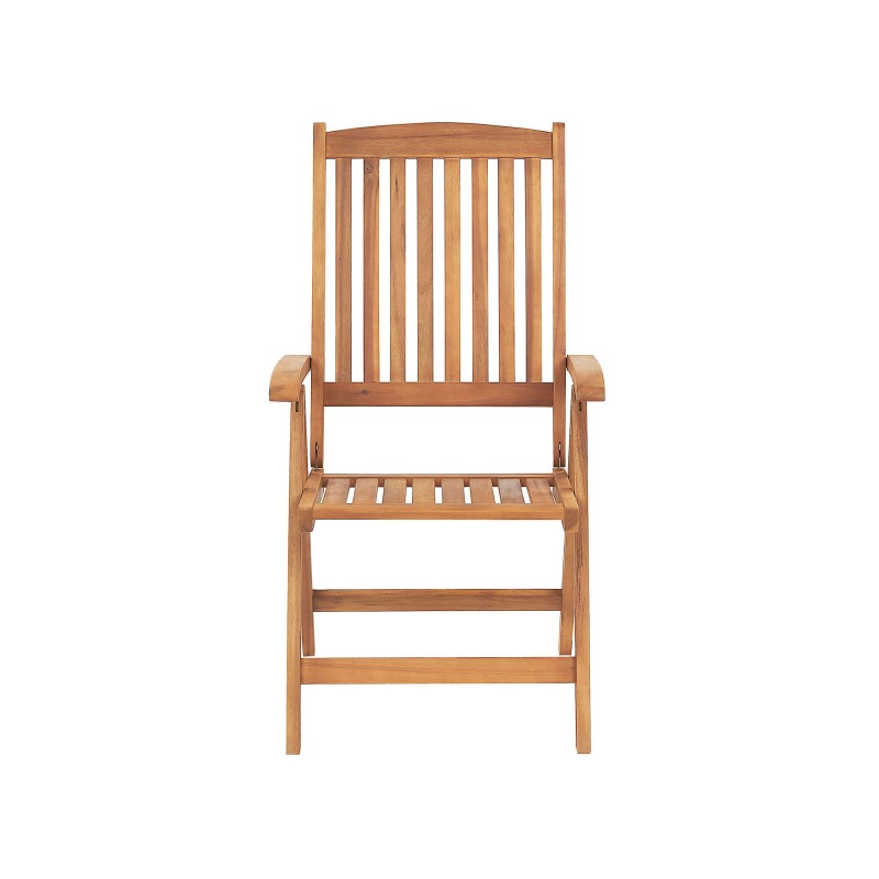 Zestaw mebli balkonowych z poduszkami Składane JAVA Drewno Złamana biel