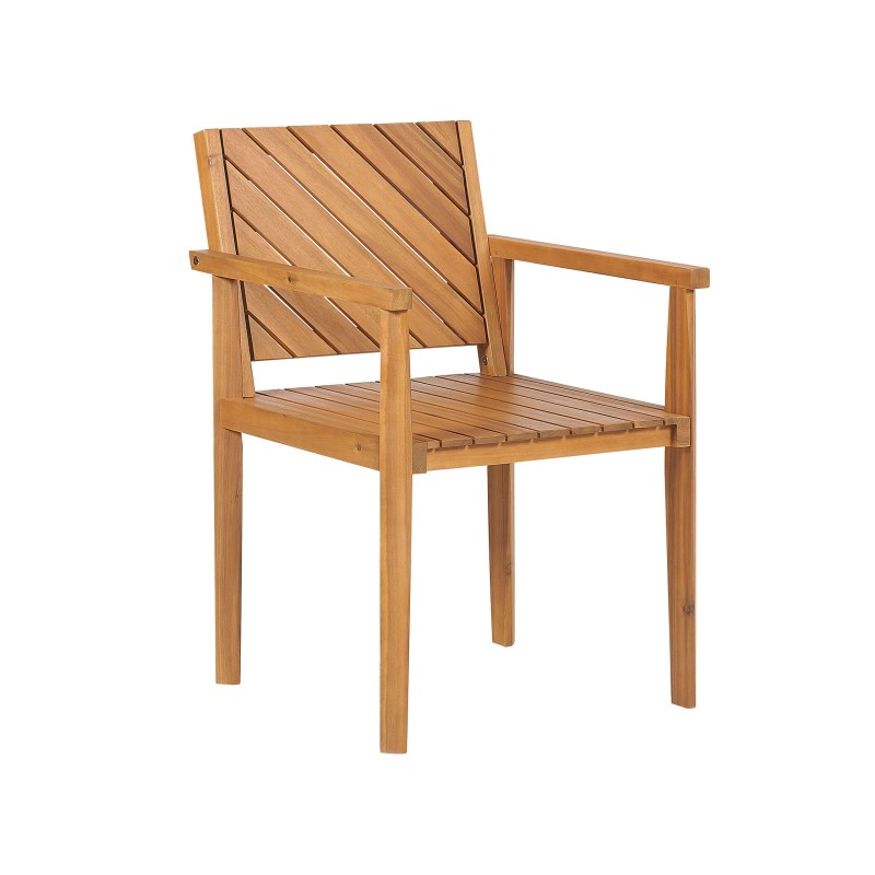 Zestaw ogrodowy dla 6 osób BARATTI Drewno akacjowe Brązowy