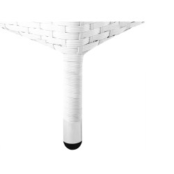 Zestaw ogrodowy dla 8 osób ITALY z poduszkami Technorattan Biały