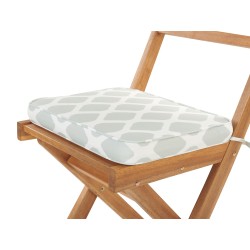 Zestaw mebli balkonowych z poduszkami Składane FIJI Drewno Miętowy