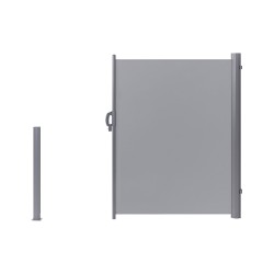 Markiza boczna DORIO 305 cm 160 cm Jasnoszary