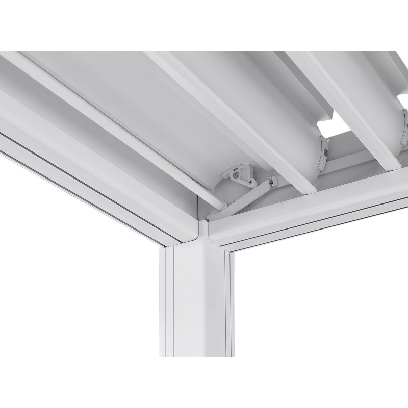 Pawilon ogrodowy FORNOLI Metal 310 cm 310 cm Biały