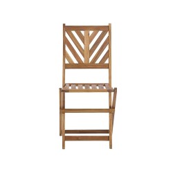 Zestaw mebli balkonowych Składane TERNI Drewno Brązowy