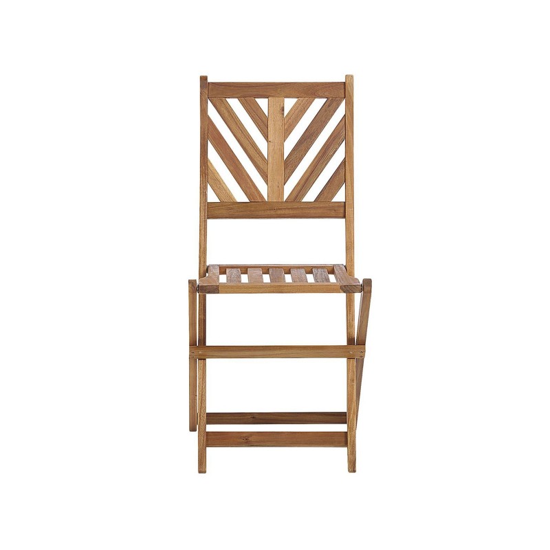 Zestaw mebli balkonowych Składane TERNI Drewno Brązowy