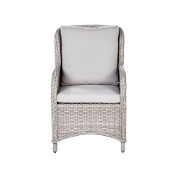 Zestaw ogrodowy dla 6 osób CASCAIS z poduszkami Technorattan Beżowy