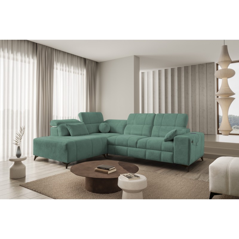 Ecksofa Ballagio VII mit Schlaffunktion - luxuriös und funktional