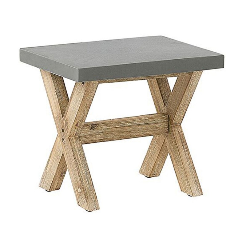 Zestaw ogrodowy z ławkami i stołkami dla 8 osób OLBIA Beton Szary