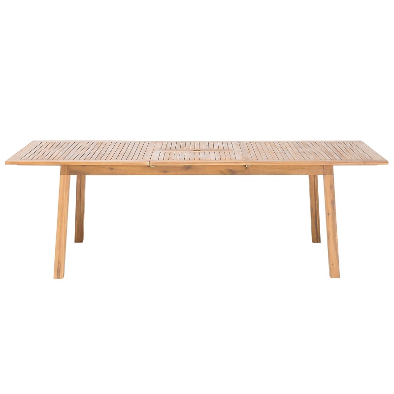 Zestaw ogrodowy dla 8 osób CESANA Drewno akacjowe Jasnobrązowy