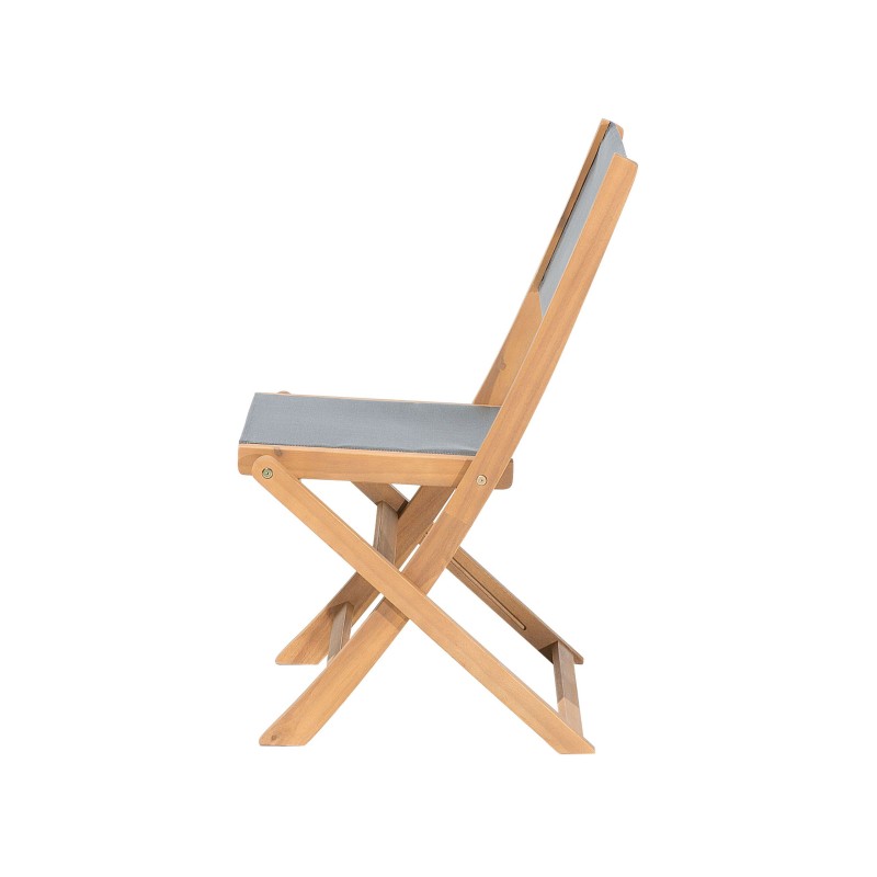 Zestaw ogrodowy dla 8 osób CESANA Drewno akacjowe Jasnobrązowy