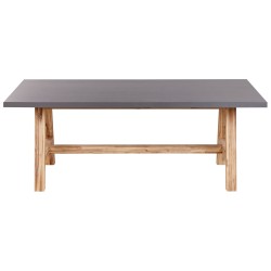 Zestaw ogrodowy z ławkami dla 6 osób TONNARE Beton Szary