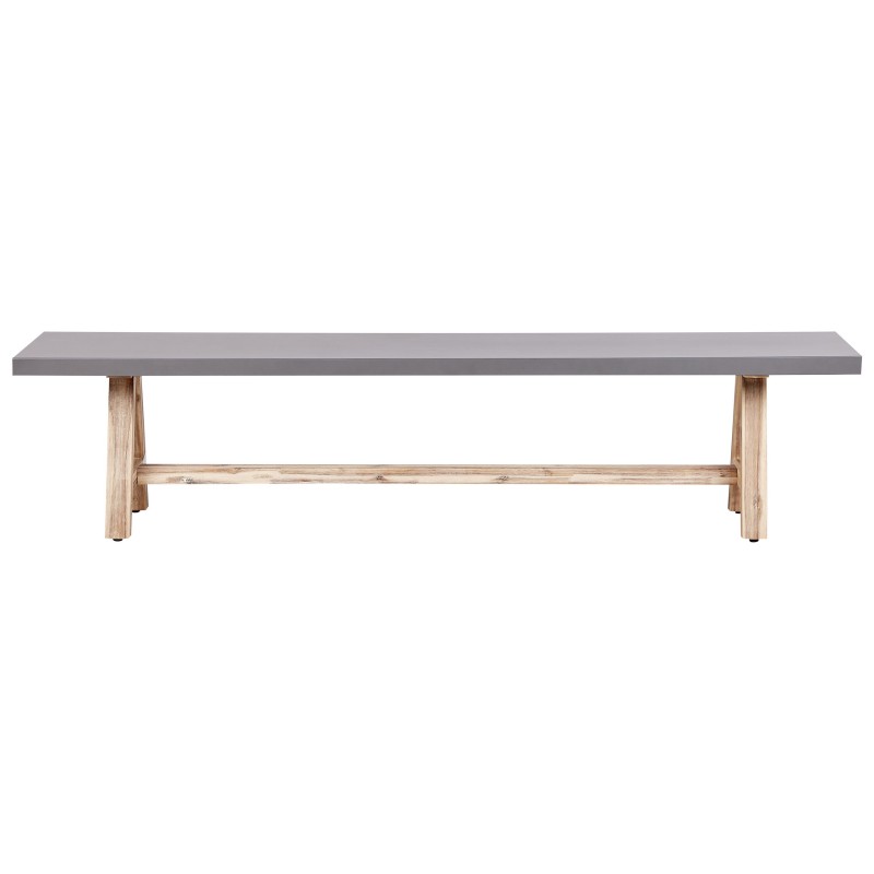 Zestaw ogrodowy z ławkami dla 6 osób TONNARE Beton Szary