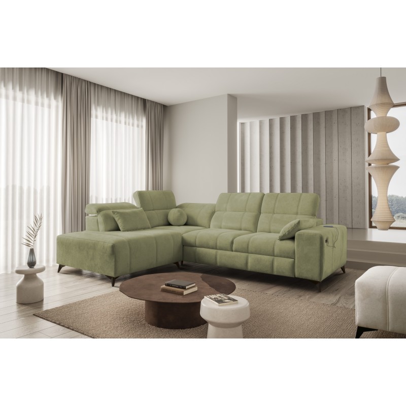 Ecksofa Ballagio VII mit Schlaffunktion - luxuriös und funktional