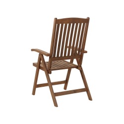 Zestaw mebli balkonowych z poduszkami Składane AMANTEA Drewno Beżowoszary