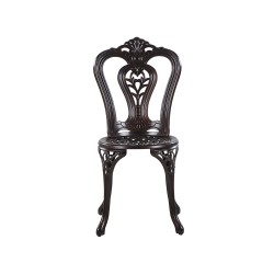 Zestaw mebli balkonowych BOVINO Metal Ciemnobrązowy