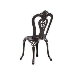 Zestaw mebli balkonowych BOVINO Metal Ciemnobrązowy