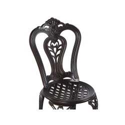 Zestaw mebli balkonowych BOVINO Metal Ciemnobrązowy