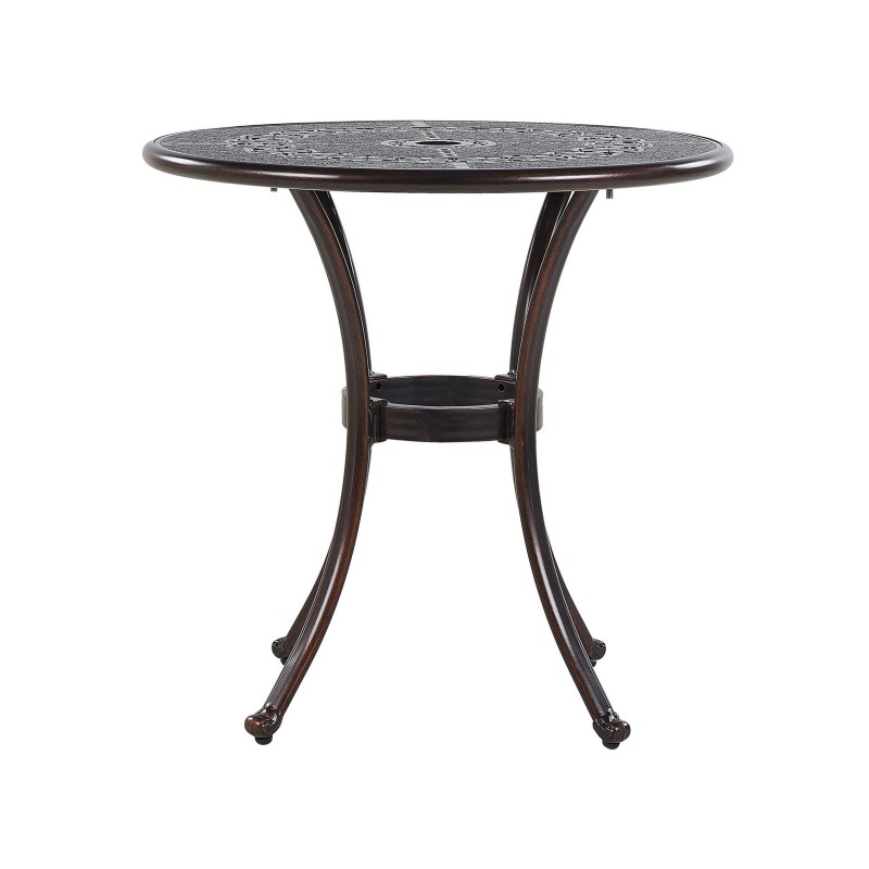 Zestaw mebli balkonowych BOVINO Metal Ciemnobrązowy