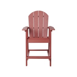 Zestaw mebli balkonowych ADIRONDACK Czerwony