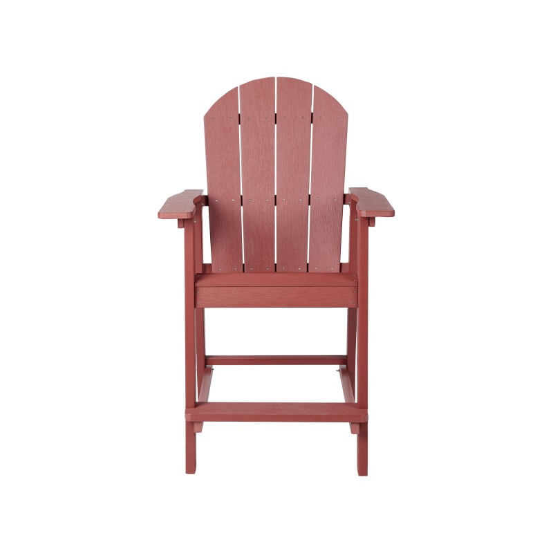 Zestaw mebli balkonowych ADIRONDACK Czerwony