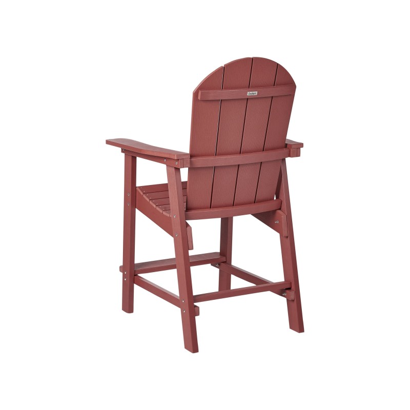 Zestaw mebli balkonowych ADIRONDACK Czerwony