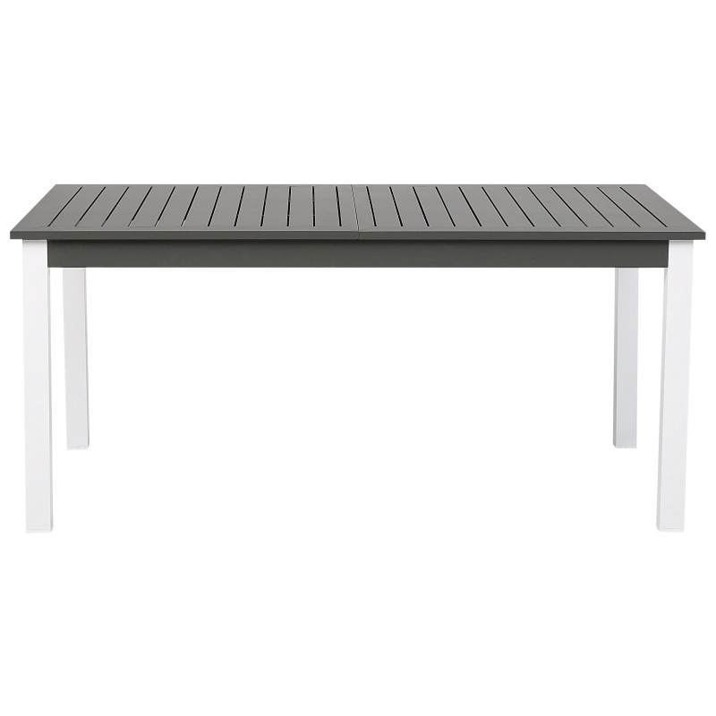 Zestaw ogrodowy dla 8 osób PANCOLE z poduszkami Metal Szary