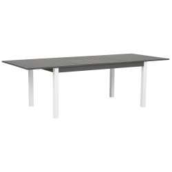 Zestaw ogrodowy dla 8 osób PANCOLE z poduszkami Metal Szary