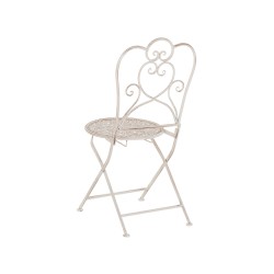 Zestaw mebli balkonowych Składane TRIESTE Metal Jasnobeżowy