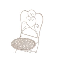 Zestaw mebli balkonowych Składane TRIESTE Metal Jasnobeżowy