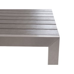 Zestaw ogrodowy z ławkami dla 6 osób NARDO Szary