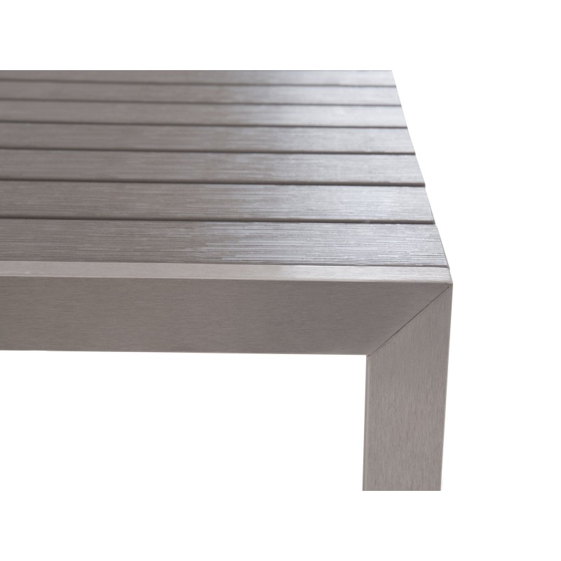 Zestaw ogrodowy z ławkami dla 6 osób NARDO Szary