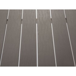 Zestaw ogrodowy z ławkami dla 6 osób NARDO Szary