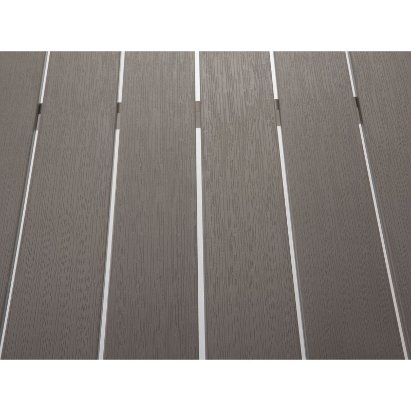 Zestaw ogrodowy z ławkami dla 6 osób NARDO Szary