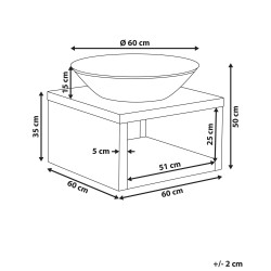 Palenisko ogrodowe TANARA Metal Czarny