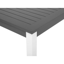 Zestaw ogrodowy dla 6 osób PANCOLE z poduszkami Metal Szary