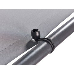 Pawilon ogrodowy AVENTINE Metal 300 cm 300 cm Szary