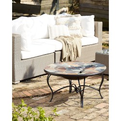 Palenisko ogrodowe z grillem EREBUS Metal Czarny