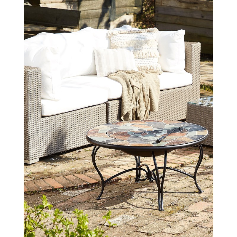 Palenisko ogrodowe z grillem EREBUS Metal Czarny