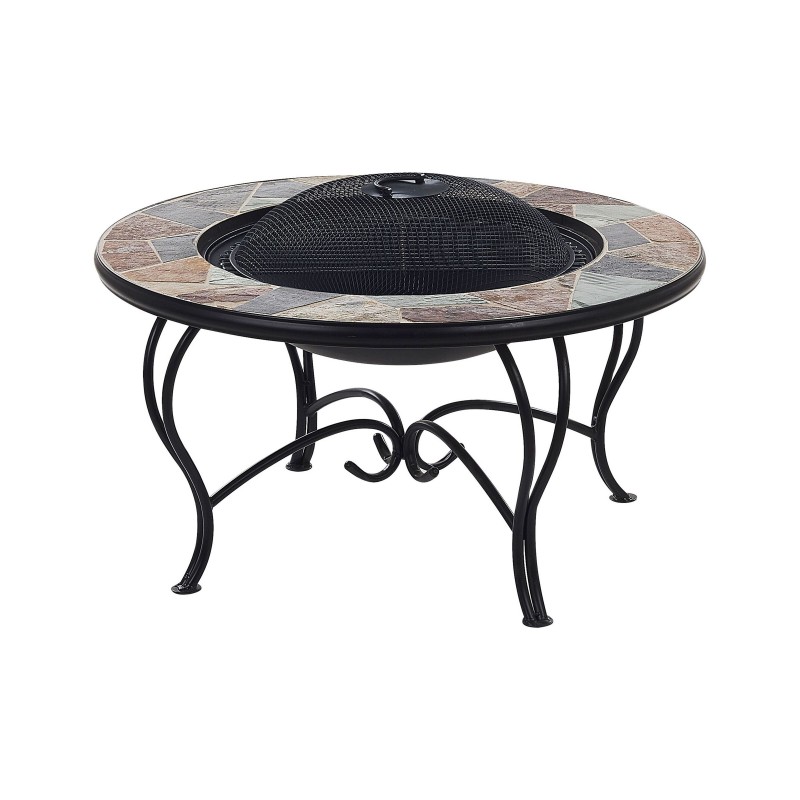 Palenisko ogrodowe z grillem EREBUS Metal Czarny