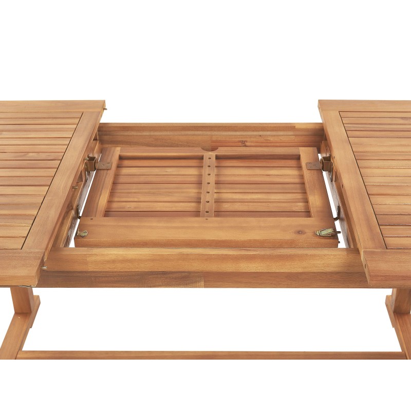 Zestaw ogrodowy dla 6 osób JAVA z poduszkami Drewno akacjowe Grafitowy