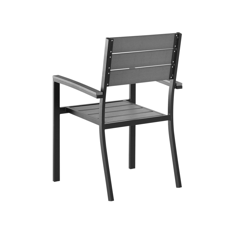 Zestaw ogrodowy dla 4 osób PRATO Szary