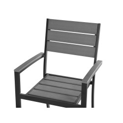 Zestaw ogrodowy dla 4 osób PRATO Szary