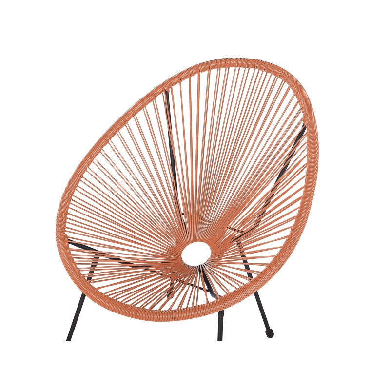 Zestaw mebli balkonowych ACAPULCO II Technorattan Pomarańczowy