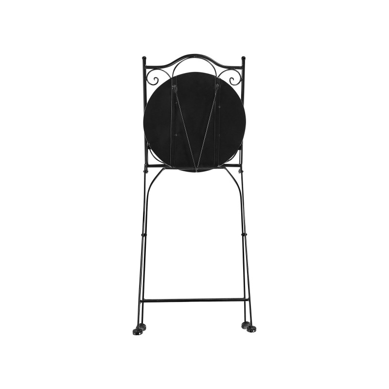 Zestaw mebli balkonowych Składane CAMPRENA Metal Czarny