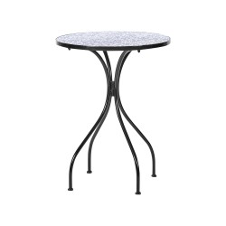 Zestaw mebli balkonowych Składane CAMPRENA Metal Czarny