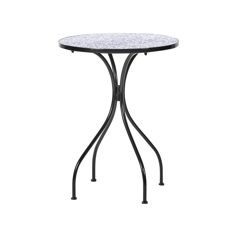 Zestaw mebli balkonowych Składane CAMPRENA Metal Czarny