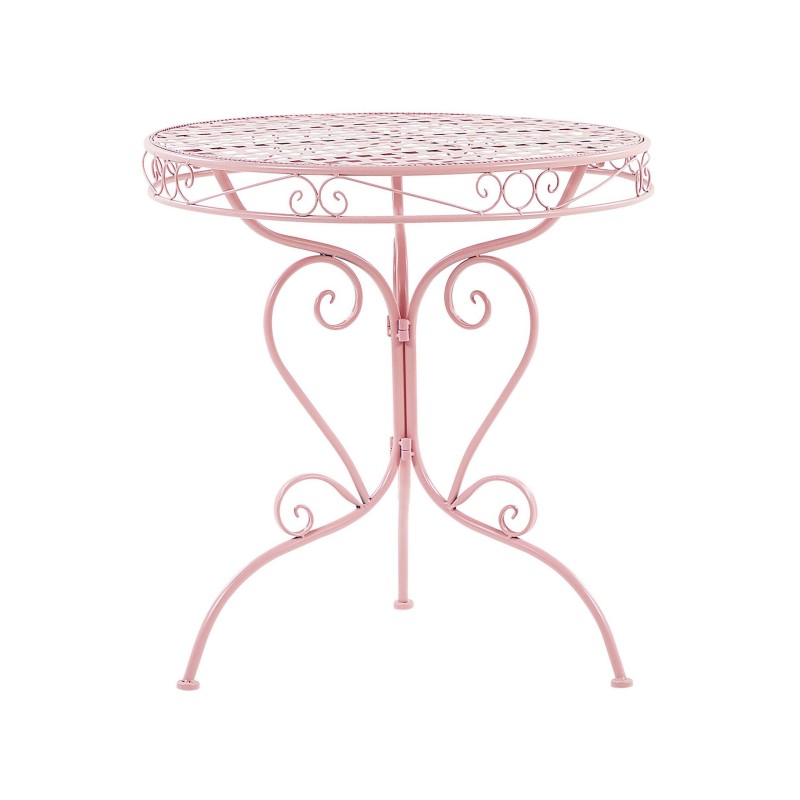 Zestaw mebli balkonowych Składane ALBINIA Metal Różowy