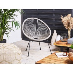 Zestaw mebli balkonowych ACAPULCO II Technorattan Jasnoszary